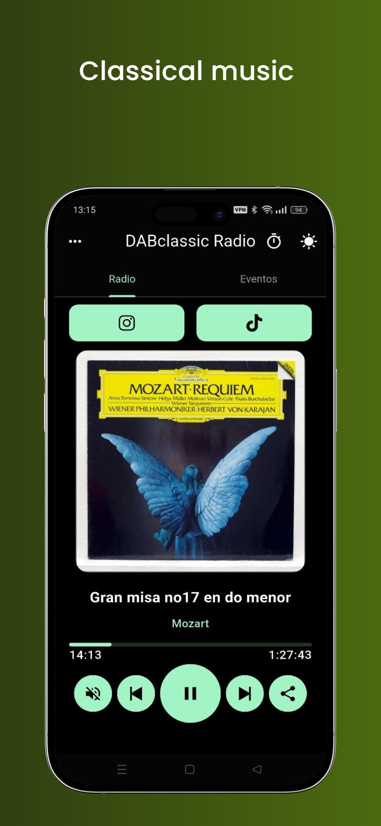 Dabclassic Radio Android App Screenshot